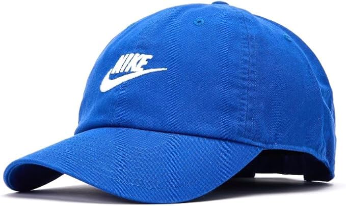 Nike Club Swoosh Cap/w Adjustable Strap - Unisex (US, Alpha, Medium, Large, H86 Royal)