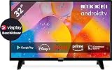  Nikkei NH3225ANDROID - Televisor LED HD Ready - Android TV con Chromecast - Sintonizador triple (DVB-T2, DVB-T, DVB-C, CI-Plus, DVB-S2), HDMI, SCART, USB