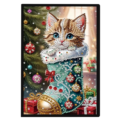 Chaussettes de Noël et carnet de notes A5 pour un cadeau idéal