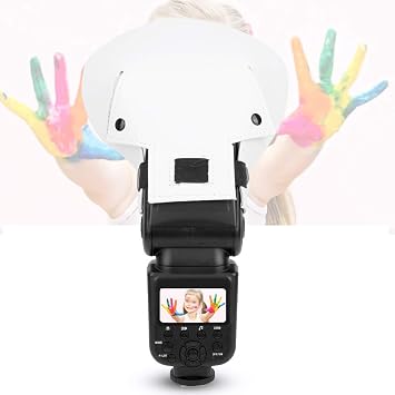 ArC Shape Flash Reflector,Portable Universal ArC Shape Camera Flash Light Diffuser Reflector Softbox