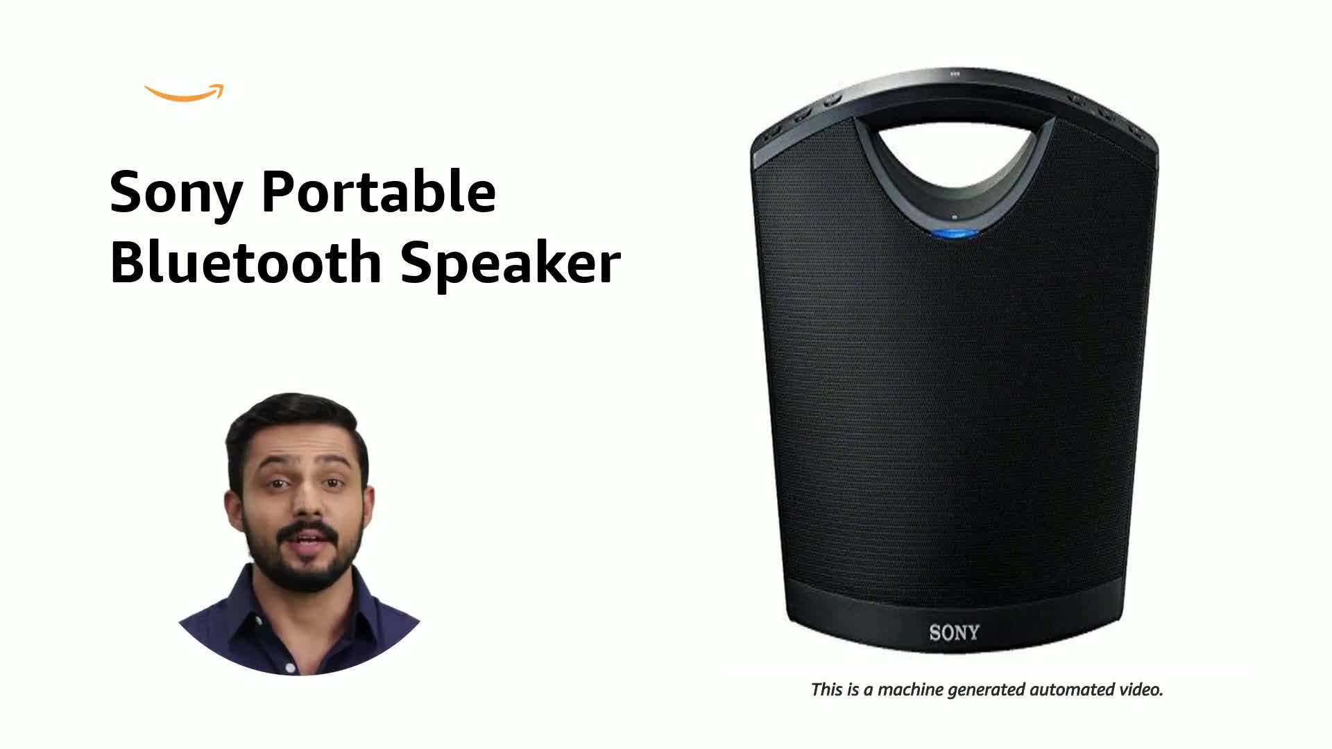 Sony SRSBTM8 Portable NFC Bluetooth Wireless Speaker System (Black