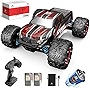 DEERC 9300 Remote Control Car High Speed RC Cars for Kids Adults 1:18 Scale 40 KM/H 4WD Off Road Monster Trucks,2.4GHz All Terrain Toy Trucks with 2 Rechargeable Battery,40+ Min Play Gift for Boy Girl