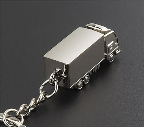 Miniatura 3 de Ergugos Llavero de metal para camión, llavero de camión, llavero de coche, llavero para llaves de coche, regalo creativo, encantador llavero para