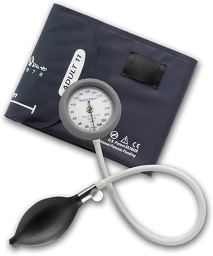 Welch Allyn Durashock Ds44 Intergrated Aneroid Sphygmomanometer 2-Piece Adult Cuff