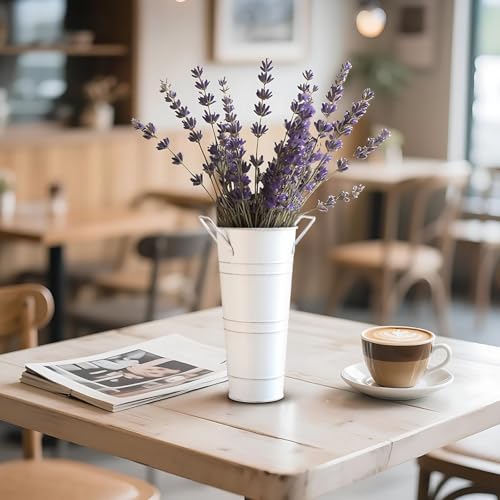 Vase en métal galvanisé de style rustique pour centre de table de mariage - 5