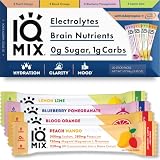 IQMIX Sugar Free Electrolytes Powder Packets - Hydration Supplement Drink Mix with Keto Electrolytes