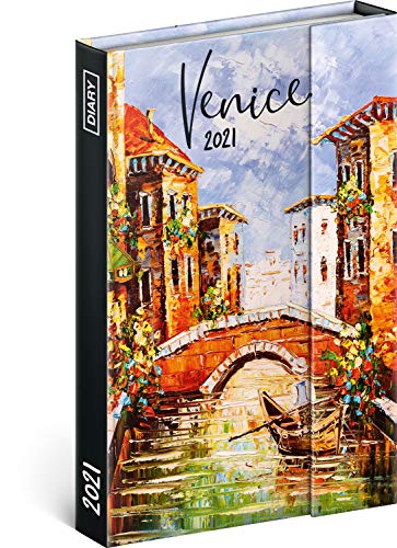 2021 Weekly Planner for Women, Pocket Calendar Organizer Notebook Magnetic Closure, Daily Appointment Book (Venice)