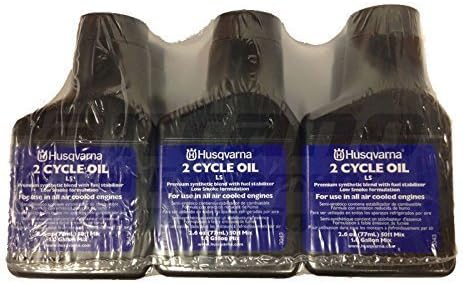 Husqvarna 2.6 oz Low Smoke Formula 2-Cycle Engine Oil 6-Pack