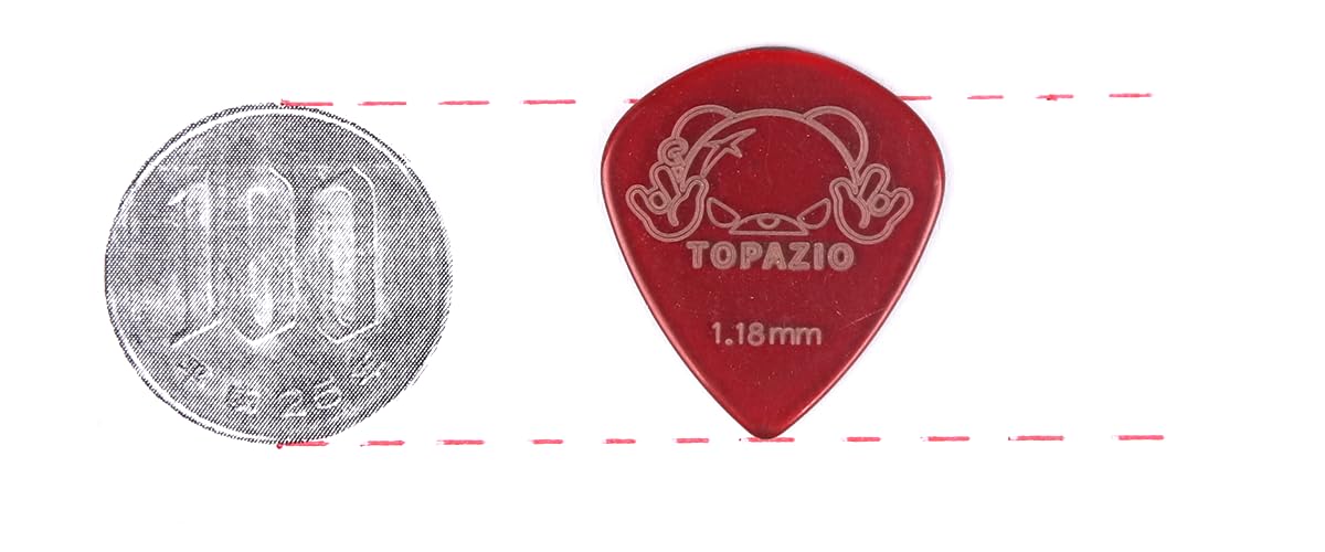 Amazon | IKARIKUMA 怒りクマ TOPAZIO ギターピック 高い硬度 ジャズ