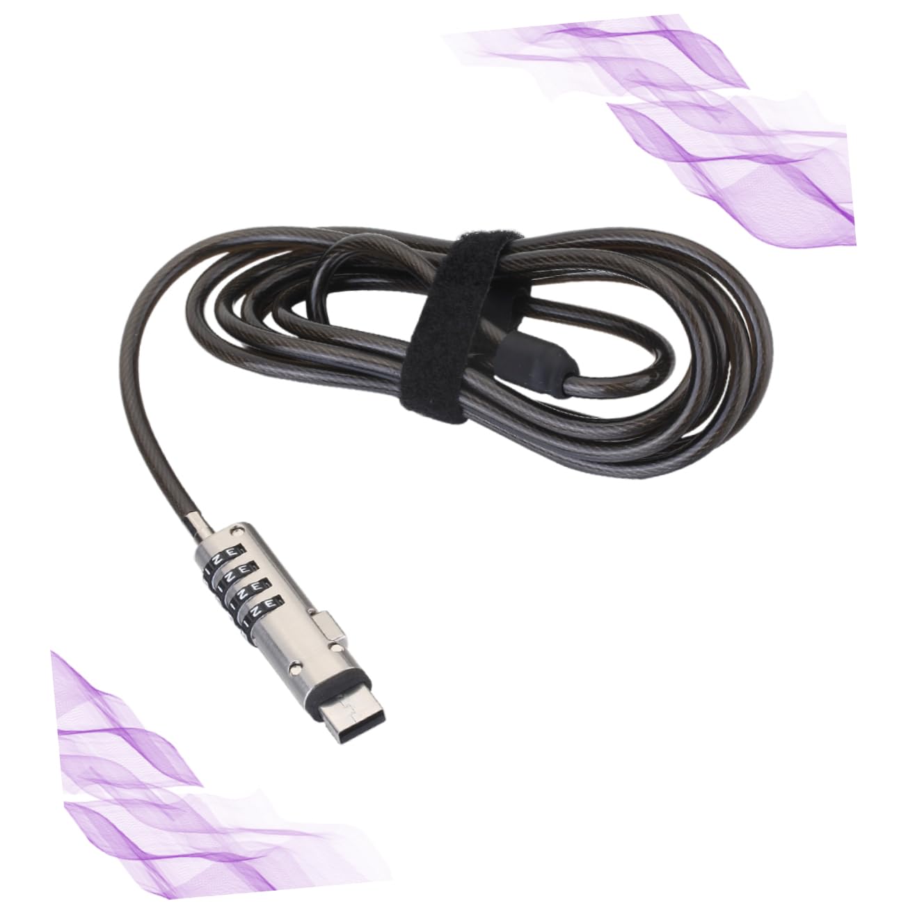 KICHOUSE Numeric Password Lock Portable Lock Security Lock for Notebook Computers