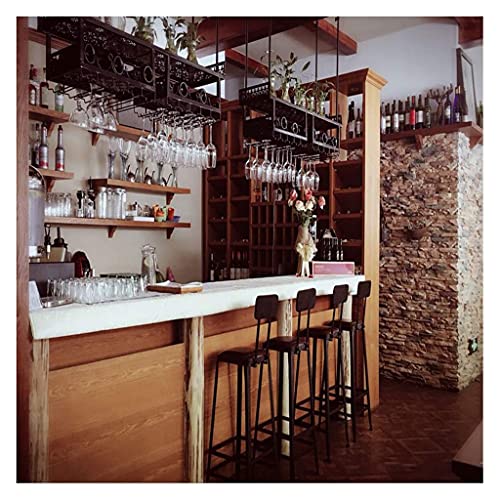 Casier à vin de bar suspendu pour libérer vos plans de travail encombrés - 3