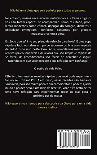Dieta Paleo: Receitas paleo de última geração para pessoas fantásticas (Guia para uma vida mais saud