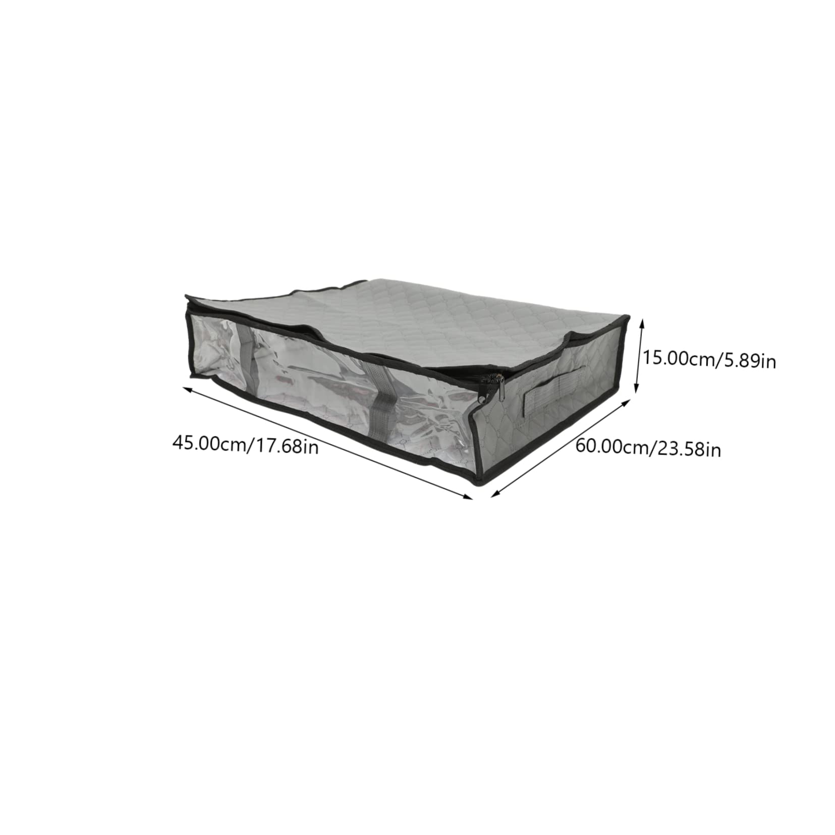ABOOFAN Bolsa de Almacenamiento Cremallera Debajo Cama de Gran Capacidad, No Tejida Organizador para Ropa y Mantas en Armario o Dormitorio