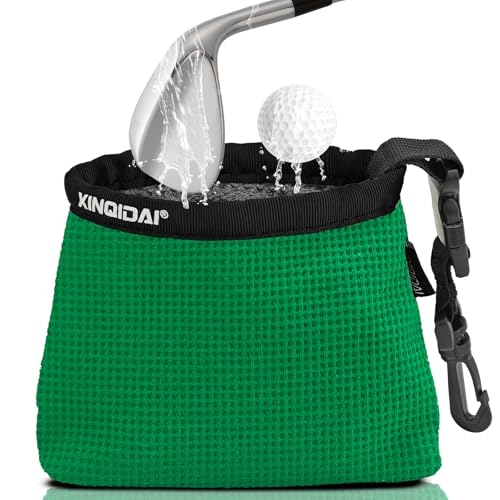XINQIDAI Golf Club and Golf Ball Cleaning Bag - Cleans