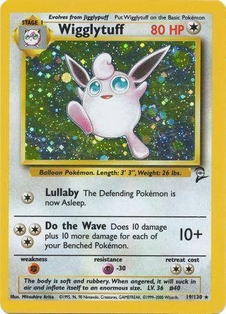 Pokemon - Wigglytuff (19) - Base Set 2 - Holo