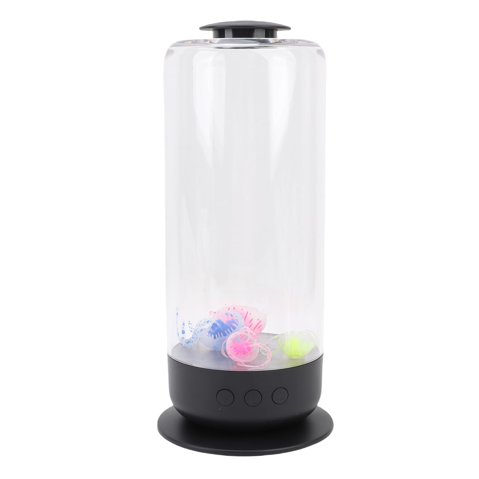 Lampa Stołowa do Akwarium z meduzą, 7 Kolorów, Cichy Silnik (BLACK)