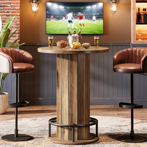 Tribesigns Round Bar Table