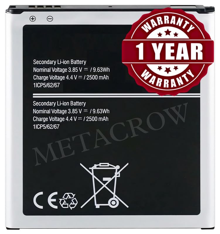 Image of Original EB-BG720CBE Battery Compatible for Samsung Galaxy Grand Max - (2500mAh) - 1 Year Warranty CD3