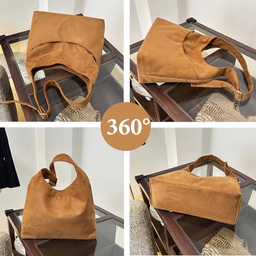 Bolso de Hombro de Gamuza para Mujer, Gran Capacidad miniatura 4