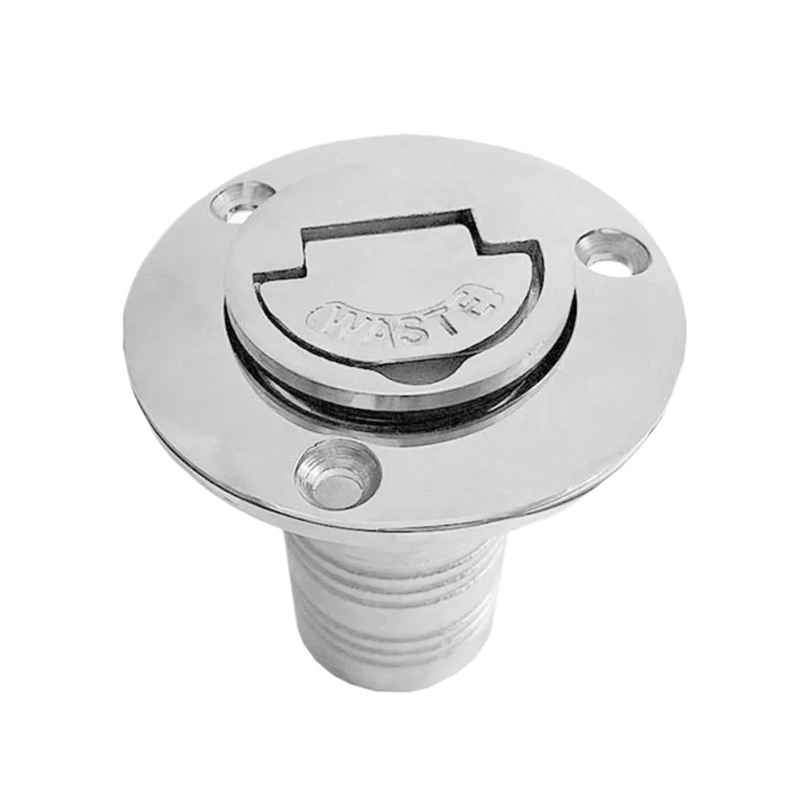 Nable de pont dechet 38mm en inox 316 poli miroir pour voilier et yacht de luxe