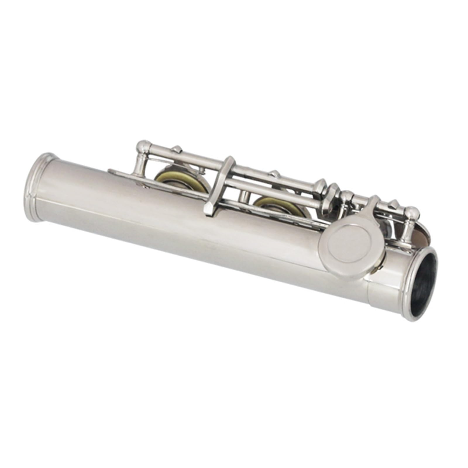 Flûte Traversière Nickelée 16 Trous Clé C E Instrument De Jeu Pour Débutant Et Adulte Flûte Pour Adultes