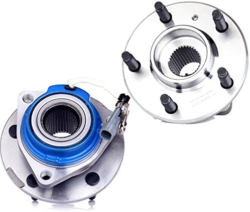 OCPTY Wheel Hub Bearings Front/Rear 5 Lugs w/ABS Compatible for Buick Century LaCrosse Allure, Cadillac DeVille Eldorado Seville,Chevy Impala Venture, Pontiac Bonneville Oldsmobile 513121 (Pack of 2)