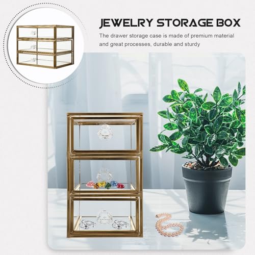 Boîte à bijoux pour coiffeuse et bureau | Organiseur 3 niveaux - 6