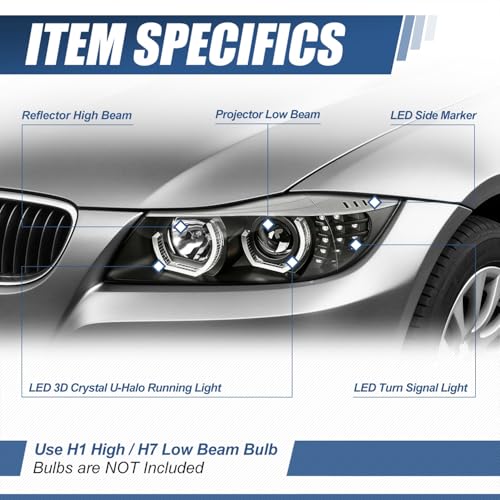 Auto Dynasty LED Halo Headlights for BMW E90 3 Series - Image 3
