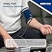 Med-Pat BP-R Blood Pressure Monitor - Digital Automatic Arm Cuff BP Machine - Large LCD, 2 Users, 120 Memories Each - Heartbeat & Still Detection - Portable, Easy - Round Design