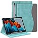 Produktbild Fintie Hülle für Samsung Galaxy Tab S7 11'' SM-T870 / SM-T875, Multi-Winkel Betrachtung Folio Schutzhülle mit S Pen Halter Dokumentschlitze Auto Schlaf/Wach für Tab S7 11 Zoll 2020, Jeansoptik Türkis
