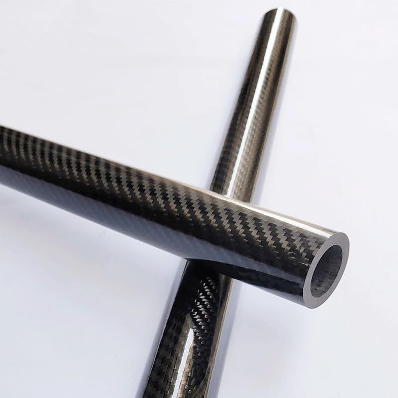 1pcs 1000mm Length 3k Full Carbon Fiber Tube, for Drone Fishing Rods Kite and Tripod High Strength Hollow Carbon Fiber Pipe(9x8x1000mm)