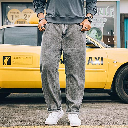 Vaqueros para Jeans Pantalones Vaqueros Rectos Sueltos Pantalones Largos De Moda Pantalones Vaqueros De Talla Grande para Hombre Vaqueros De