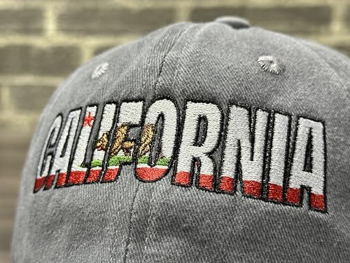 Image of California Bear Republic Baseball Cap for Men and Women | California Pride, Classic Baseball Cap Design, Detailed Embroidered Finish, Comfortable Adjustable Fit