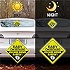 2Pack Baby On Board Sticker for Cars- Please Drive Safely High Intensity Reflective Waterproof Vinyl Baby Safety Car Signs for Rear, Side Windows, Bumpers