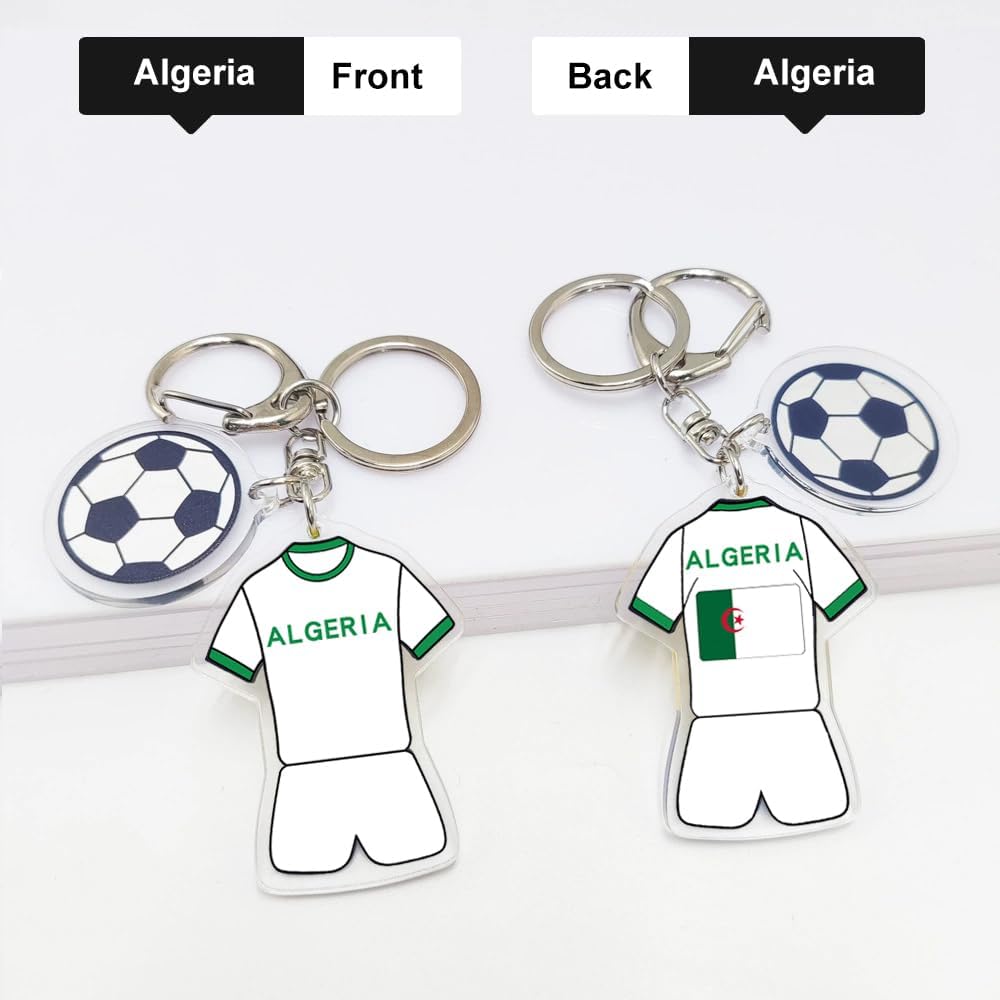 2026 World Cup Soccer Keychain - World Cup Pride Accessory, Football Fan Gift & Souvenir (2PCS)