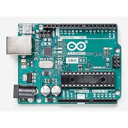 Arduino Uno REV3 [A000066] - ATmega328P Microcontroller, 16MHz, 14 Digital I/O Pins, 6 Analog Inputs, 32KB Flash, USB Connectivity, Compatible with Arduino IDE for DIY Projects and Prototyping
