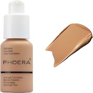 PHOERA - Base de maquillaje hidratante natura...