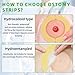 ZOLIQUEX 20Pcs Ostomy Barrier Strips, Elastic Skin Adhesive Strips for Colostomy Bags, Hydrocolloid Waterproof Leak, 1.18