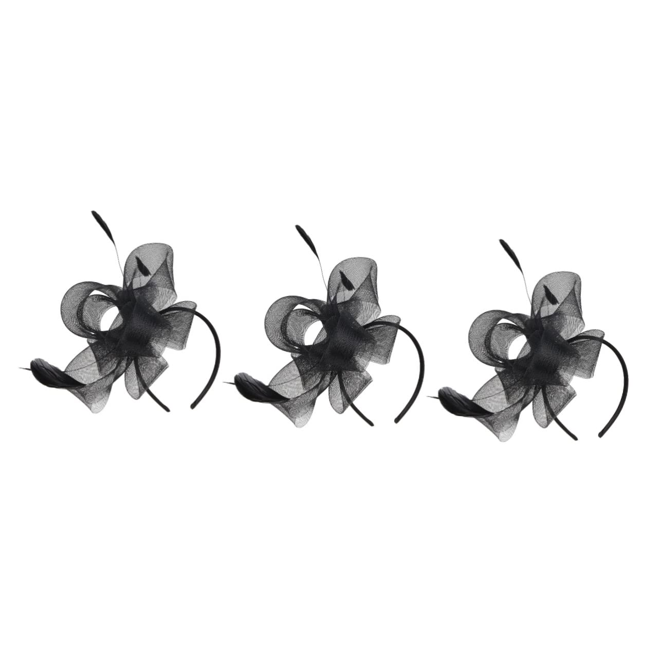 minkissy 3juegos Fascinator De Mujer y Accesorio Para Cabello Para Té y Cócteles Sombrero Elegante Para Eventos Especiales y Fiestas