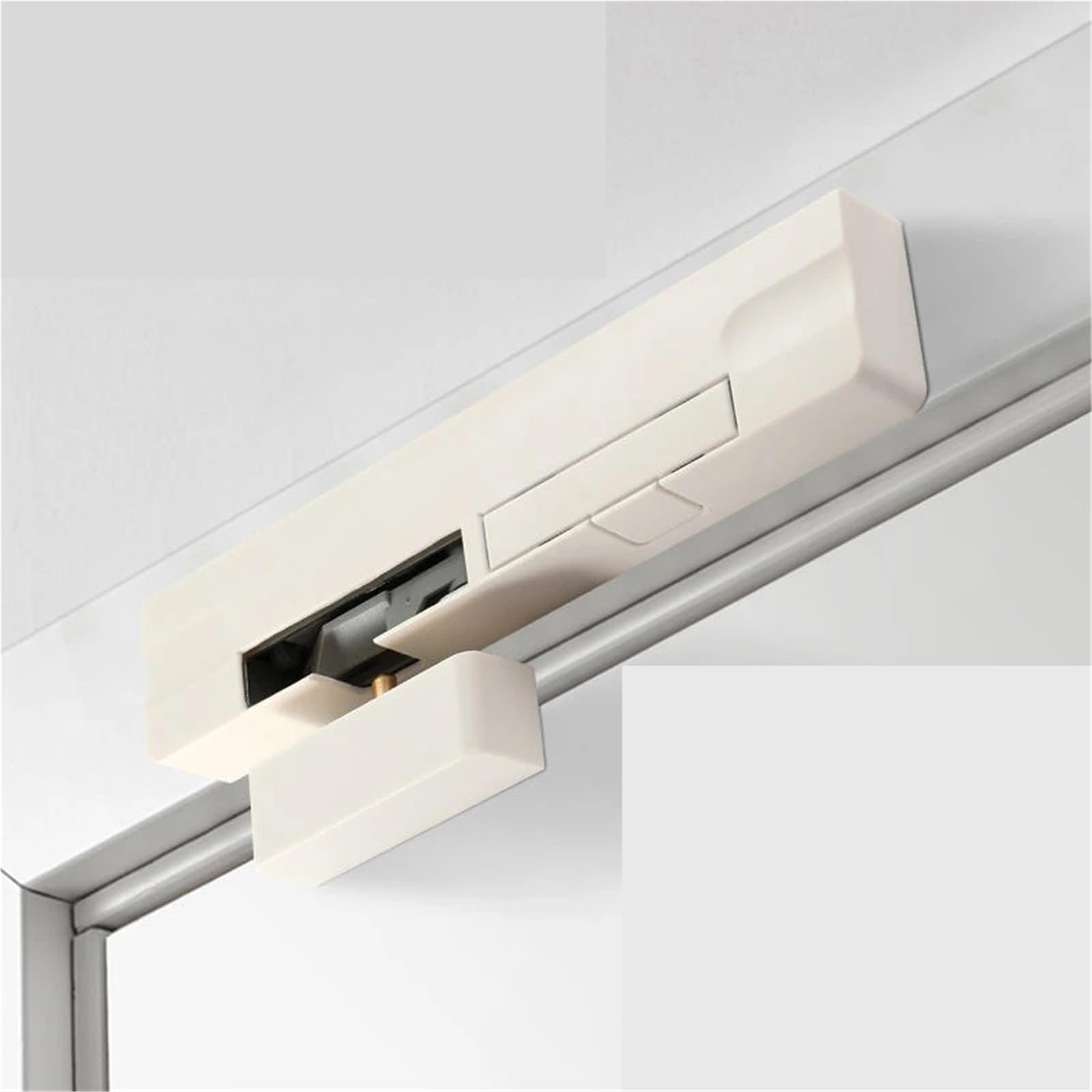 Ferme-porte de chambre blanc hydraulique avec tampon d'amortissement réglable