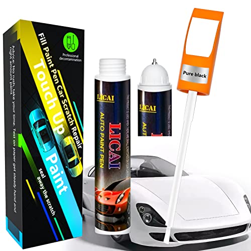Touch Up Paint For Cars Scratch Repair Kit, Car Paint Scratch Repair, 2Pcs Auto Paint Pen Automotive Touchup Paint Pen Universal Color Two-In-One Car Touch Up Paint (White) #TOP3
