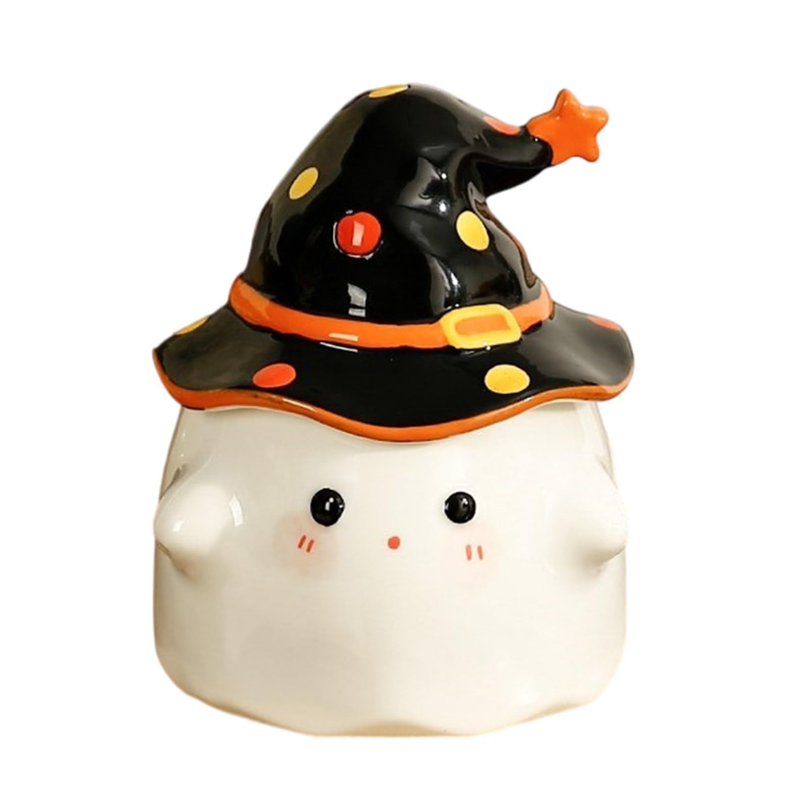 NEWFT 350ml Fashion Halloween Teas Cups Lovely Ceramic Coffee Mug Porcelains Teas Cups for and Home Party