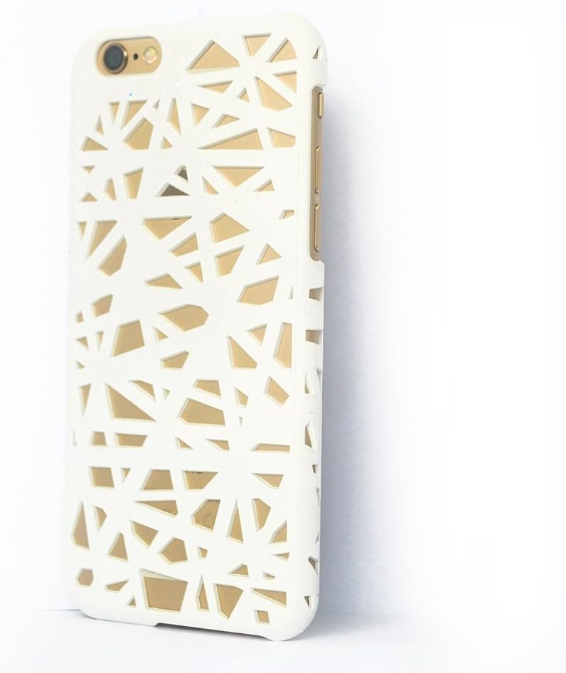 Dkang Plastic Hollow-out Slim Matte Bird Nest Hollow Hard Cover Case For iPhone 6/6S 4.7" (White)