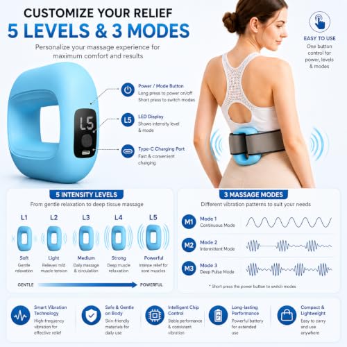 Image of Belly Fat Burner Belt | Wearable Vibration Waist Massager for Men & Women