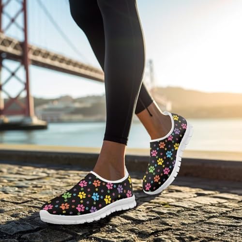 BIGCARJOB Women Running Shoes Slip-on Sneaker Lightweight Casual Walking Shoes Woman Tennis Shoes Workout Footwear3