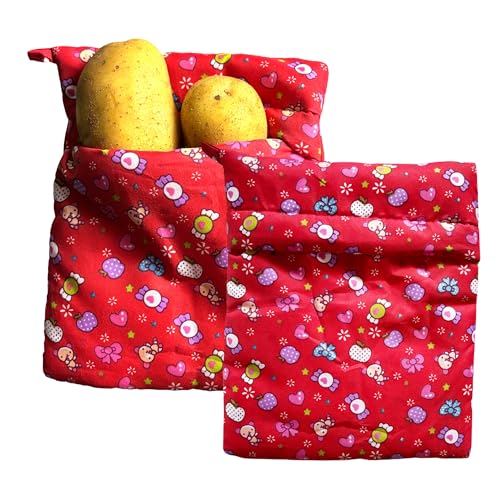 Reusable Microwave Potato Baking Bags, 2 Pack, 10.5 x 8.5 inches Microwave...
