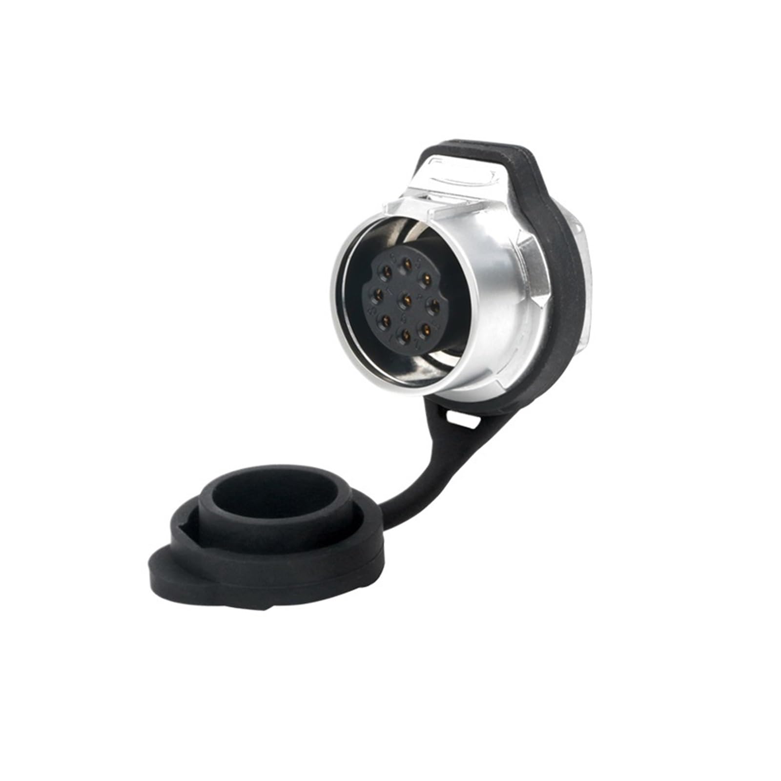 Conector aviación LP16 de 9 pines con chasis totalmente metálico e impermeable