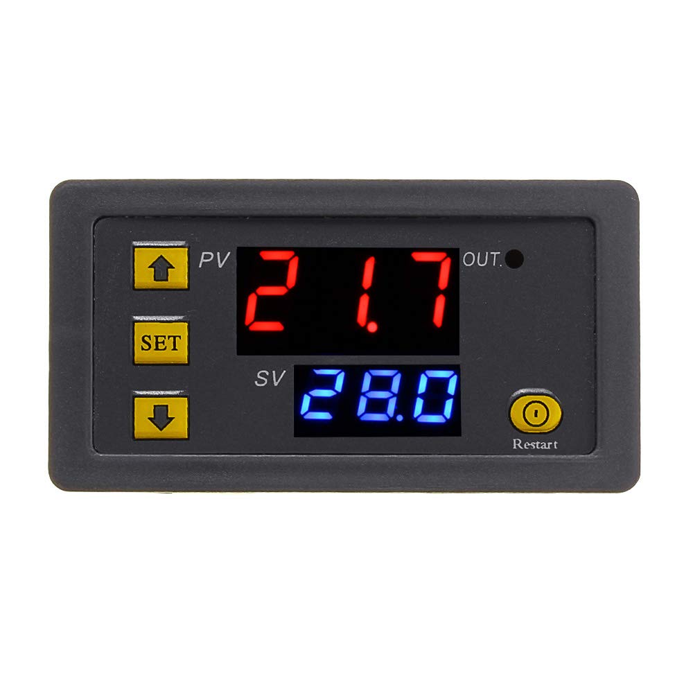 Termostato Digitale LCD Con Sonda 110-220V 20A - Regolatore Di Temperatura, Generico