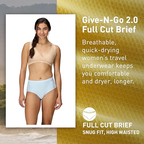 ExOfficio Women's Give-N-Go 2.0 Full Cut Brief - Breathable Durable Easy Care Travel Underwear3