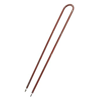 Practical Use Incubator Heating Tube, Iron Material Durable Heating Tube, for Eggs Turning System Heating Element Replacement Fittings Incubator(300WU heating tube)